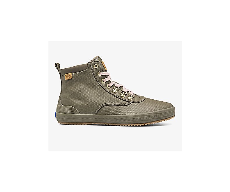 Keds Womens Olive High Tops Boots - Keds Scout Boot Ii Water 907SIDELU